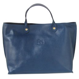 イルビゾンテ IL BISONTE バッグ レディース ハンドバッグ トートバッグ バケッタレザー 本革 BLU ネイビーブルー A2377 P 866 送別会 誕生日 お中元 結婚祝い 結婚式 彼氏 息子 夫 男性 彼女 妻 女性 ギフト 高級 父の日 母の日 即日発送 ホワイトデー