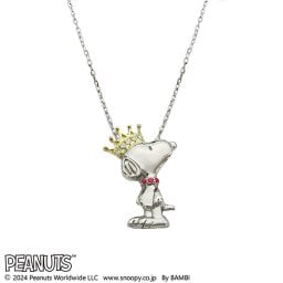 プラチナネックレス スヌーピー (SNOOPY)  レディース 彼女 女性 誕生日プレゼント ギフト