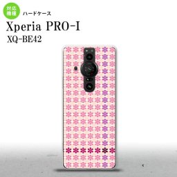 XperiaPRO-I Xperia PRO-I スマホケース 背面ケース ハードケース 花十時 キュート ピンク 背面カバー android nk-xproi-1351