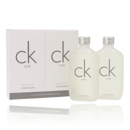 カルバンクライン  Calvin Klein オードトワレ メンズ レディース フレグランス シーケーワン EDT 100ml デュオセット 2個セット ギフト プレゼント 誕生日 100ml