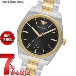 エンポリオアルマーニ EMPORIO ARMANI 腕時計 メンズ 3針デイトウォッチ ツートーンステンレススチール AR11715【2025 新作】