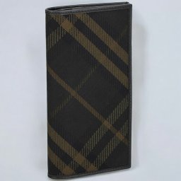 バーバリー 長財布 メンズ ブランド BURBERRY チェック 8098457 ブラック