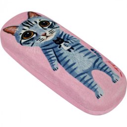 メガネケース 糸井忠晴 ソフィー ねこ 猫 キャラクター 軽量 ハードタイプ おしゃれ かわいい 眼鏡ケース めがねケース メガネ拭き付き ギフト プレゼント 老眼鏡 サングラス 収納