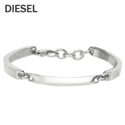 DIESEL ディーゼル ブレスレット アクセサリー メンズ レディース ユニセックス シルバー ステンレス ブランド ギフト プレゼント DX1172040