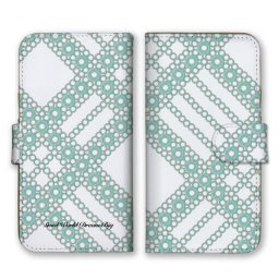 ＼全機種対応／ スマホケース 手帳型 スマホカバー 手帳タイプ スマートフォン ケース カバー パターン ラメ キラキラ グリーン かわいい おしゃれ 人気 カードホルダー付き カード収納 合皮 合成レザー