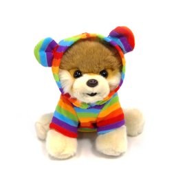 ガンド GUND Boo レインボーフード M 4060895 カラフル 虹色 犬 いぬ ぬいぐるみ アニマル 動物 人形 子供 キッズ ベビー プレゼント ギフト 新品