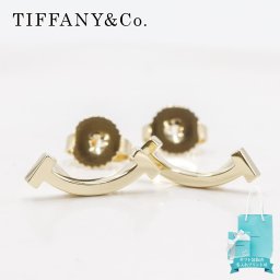 ティファニー ピアス k18 Tスマイル イエローゴールド K18YG 63055352 正規品 シンプル TIFFANY＆Co Tスマイル ピアス 両耳 18k レディース メンズ ユニセックス tiffany&co ギフト 誕生日プレゼント 女友達 男友達