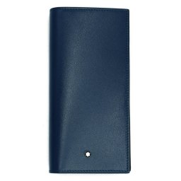 モンブラン MONTBLANC マイスターシュテュック ロングウォレット 財布 長財布 小銭入れなし WALLET MB131696 メンズ レディース ユニセックス インクブルー 本革 レザー