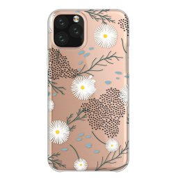 全機種対応 iPhoneSE(第2世代) iPhone11 X/XS Max対応 クリアケース スマホケース ハードケース arrows 5G Xperia 1 II 10 AQUOS sense3 Galaxy S20+ SE2 アイフォン アンドロイド携帯対応 花柄 マーガレット 北欧柄 イラスト 可愛い