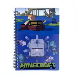 マインクラフト ギミック付きリングノート(水中に潜むモノ) 文具 マイクラ 日本製