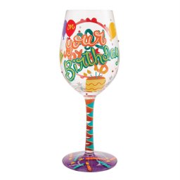 ロリータ LOLITA グラス ワイングラス 食器 コップ 6016967 LIFE IS BETTER YOUR BIRTHDAY 誕生日は人生がより良くなる マルチカラー