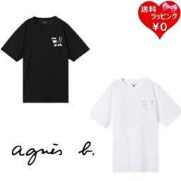 【無料ラッピング】 アニエスベー agnes b Tシャツ コットン agnes b. プリント 半袖 by R 限定品 ユニセックス メンズ レディース 綿100% ブランド 正規品 新品 ギフト プレゼント 人気 おすすめ 誕生日 記念日 クリスマス 送料無料 abb521424