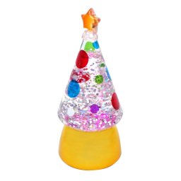 ジーティーエス GTS ミニバディ カラフルツリー イエロー 置物 クリスマス雑貨 飾り LED X002-Y クリスマスツリー インテリア クリスマス