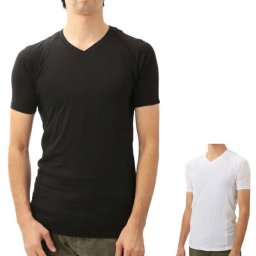 アンダーシャツ 半袖 コンプレッション ストレッチ 定番 ストレッチインナー 接触冷感 速乾 UVカット BT冷感 両脇メッシュタイプ 半袖Vネックシャツ パワーストレッチ メッシュ 冷感 Vネック メンズインナー 4970687