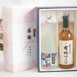 夏の贈り物お中元 感謝の贈り物ボックス 紫蘇香り引き立つ鍛高譚と酸化防止剤無添加ワインセット(酸化防止剤無添加 契約農場の有機白ワイン やや甘口(長野県)720mlしそリキュール鍛高譚(北海道)720ml