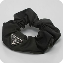 プラダ シュシュ レディース ブランド PRADA 1IF015 ブラック ヘアアクセサリー