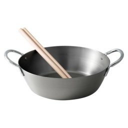 【送料無料・包装無料・のし無料】ダンチュウ 鉄天ぷら鍋26cm(粉箸付) DA-32(B4)/ギフト お歳暮 入学祝い 卒業祝い 就職祝い 結婚祝い 誕生日 出産祝い 引越祝い 香典返し 新盆 初盆 御礼 内祝い 快気祝い ご挨拶 志 法事