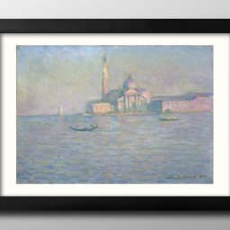 クロード モネ The Church of San Giorgio Maggiore, Venice A3 サイズ ポスター アート おしゃれ 絵画 インテリア 北欧 イラスト マット紙 艶消し アートパネル 額 フレーム デザイン 壁掛け ギフト 新築祝い ディスプレイ 引越し祝い　新生活　空間デザイン 