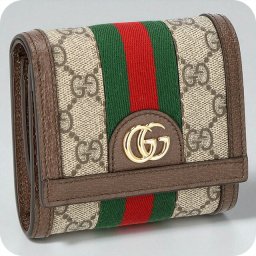 グッチ 二つ折り財布 レディース ブランド GUCCI 598662-96IWG 8745 ブラウン