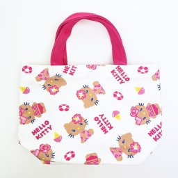 サンリオ 日焼けキティ ミニランチバッグ ドット (パターン) Sanrio