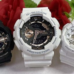 カシオ 恋人たちのGショック トリプルウォッチ G-SHOCK BABY-G 3本セット GA-110RG-7AJF BA-110RG-7AJF BA-110RG-1AJF 電池式 送料無料 国内正規品 記念日 誕生日 プレゼント お揃い ホワイト 白 ブラック 黒クリスマス お祝い 結婚 婚約 20代 30代 40代 50代 カップル 夫婦 親子 家族 兄弟 姉妹