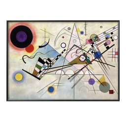 ワシリー カンディンスキー コンポジション A3 サイズ ポスター アート おしゃれ 絵画 インテリア 北欧 イラスト マット紙 艶消し アートパネル 額 フレーム デザイン 壁掛け ギフト 新築祝い ディスプレイ 引越し祝い　新生活　空間デザイン 