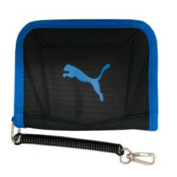 プーマ PUMA 財布 二つ折り財布 075354 04 チェーン付き 札入れ 小銭入れ ブラック+ブルー