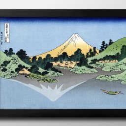 葛飾北斎 富嶽三十六景 甲州三坂水面 A3 サイズ ポスター アート おしゃれ 絵画 インテリア 北欧 イラスト マット紙 艶消し アートパネル 額 フレーム デザイン 壁掛け ギフト 新築祝い ディスプレイ 引越し祝い　新生活　空間デザイン 