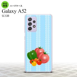 SC-53B GalaxyA52 ケース ハードケース ベジタブル トマト 青 おすすめ 人気 2021年 春夏発売 nk-sc53b-666