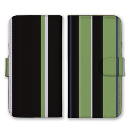 ＼全機種対応／ スマホケース 手帳型 スマホカバー 手帳タイプ スマートフォン ケース カバー ストライプ 和 和色 ブラック グリーン かわいい おしゃれ かっこいい カードホルダー付き カード収納 合皮 合成レザー