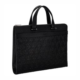 フェラガモ Ferragamo バッグ ビジネスバッグ ブリーフケース 書類カバン 241481 769485 メンズ ブラック 本革 レザー