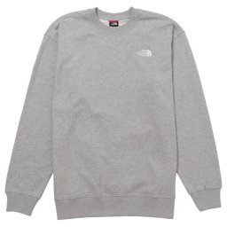 ザ ノースフェイス THE NORTH FACE トップス トレーナー NF0A7ZJA DYX 裏起毛 ハーフドームロゴ ライトグレー 長袖カットソー ESSENTIAL CREW
