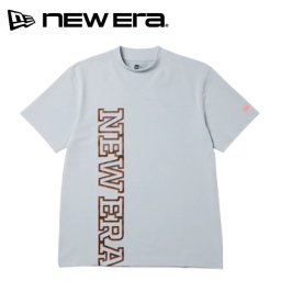 ニューエラ ゴルフ 半袖 ミッドネック Tシャツ 鹿の子 Vertical Logo グレー NEW ERA (14859921) 2026年春夏モデル お誕生日祝い お祝い 記念品 お父さん 父の日 彼氏 男性 30代 40代 50代 60代  還暦祝い 敬老の日 人気プレゼント プレゼント