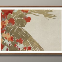 神坂雪佳 A3 サイズ ポスター アート おしゃれ 絵画 インテリア 北欧 イラスト マット紙 艶消し アートパネル 額 フレーム デザイン 壁掛け ギフト 新築祝い ディスプレイ 引越し祝い　新生活　空間デザイン 
