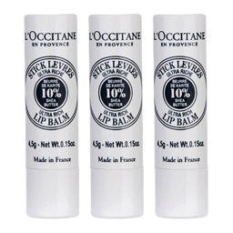 ロクシタン シア ウルトラリッチ リップバーム お得な3個セット 4.5g/0.15oz x 3  | 日本未発売  激安  L'occitane  リップケア 美容グッズ コスメ化粧品 誕生日 クリスマス ホワイトデー 結婚記念日 ウエディングギフト 母の日 送別会 バレンタインデー 女性 彼女 妻奥さん 