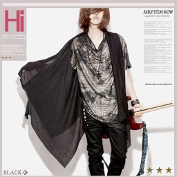 ベスト メンズ カーディガン  　 　  ノースリーブ ロング レイヤードグランジカーデ 黒 ブラック 大きいサイズ M L XL LL XXL母の日 福袋 　  2020