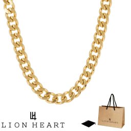 正規品 送料無料 ライオンハート LION HEART チェーン ネックレス 喜平 きへい キヘイ 18FSG50 50cm 6.2mm ステンレス 316L サージカルステンレス メンズ仕様 レディース ユニセックス ゴールド 男性 女性 ギフト プレゼント おすすめ 誕生日 クリスマス バレンタイン お祝い