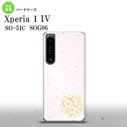 SO-51C SOG06 XPERIA 1 IV Xperia 1 IV スマホケース 背面ケース ハードケース 和柄 サクラ ピンク メンズ レディース nk-xp14-1271