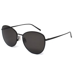 サンローラン SAINT LAURENT サングラス スマート UVカット SL 486 001 メンズ レディース ユニセックス マットブラック+ブラック