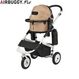 エアバギー フォー ペット AIRBUGGY FOR PET ペットカート ドーム3 セット ホワイトフレーム スモール シードベージュ