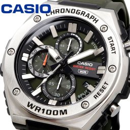 CASIO 腕時計 カシオ 時計 ウォッチ チープカシオ スタンダード メンズ 1/10秒クロノグラフ クオーツ MWA-300H-3AV ミリタリーグリーン 海外モデル [並行輸入品]
