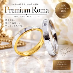 【時を刻む】Premium Roma｜一周ローマ数字デザイン ペアリング｜ステンレス ペアリングマリッジリング お急ぎ便 平日限定指輪 刻印 名入れ プレミアム アトラス ローマ 金属アレルギー対応 つけっぱなし 付 当社オリジナルリング セカンドマリッジ  ギフト 彼氏 彼女へ ペアアクセサリー ジーラブ