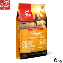 オリジン Orijen ドッグフード パピー 全犬種 子犬用 穀物不使用 6kg 正規品 無添加 グレインフリー