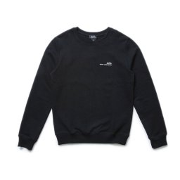 アーペーセー A.P.C. メンズ スウェット トレーナー 長袖 トップス アパレル H27608 COFBQ LZZ M'S ITEM SWEAT BLACK ブラック S M L
