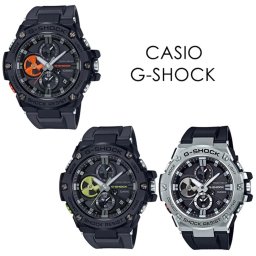 ソーラー Bluetooth搭載 CASIO カシオ G-SHOCK Gショック ジーショック 選べる3モデル 時計 メンズ 父の日 腕時計 手表 アナデジ 自動時刻修正 クロノグラフ 樹脂バンド 成人 卒業 入学