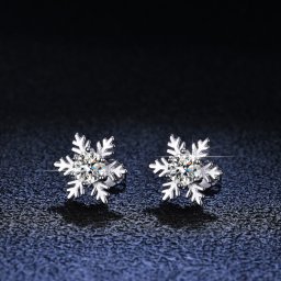 ピアス 両耳用 レディース モアサナイト ホワイト シルバー925 シルバー 0.5ct ke032