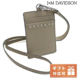 ジェイアンドエムデヴィッドソン カードケース レディース ブランド レザー スペイン SCCH-1XX-SCXX WARM TAUPE グレー系 財布