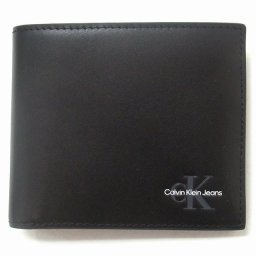 Calvin Klein カルバンクライン アウトレット Calvin Klein Jeans ジーンズ モノローグ ウォレット メンズ 二つ折り財布 4G1030G 001