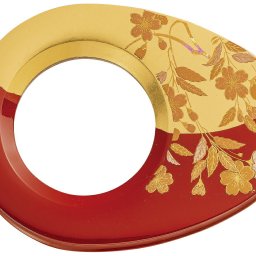 【送料無料】 山中漆器 さくら 漆芸ルーペ（漆器 金沢箔 工芸品  敬老の日 外国人 お土産 日本製 ギフト 海外発送可 プレゼント お土産 御礼 お祝 記念 誕生日 名入れ可 さくらシリーズ お中元）なごみや本舗