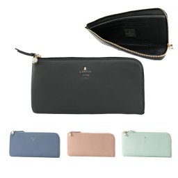 ランバン オンブルー 財布 レディース 長財布 ファスナー長財布 L字 シャペル 483821 本革 レザー 480720 本革 レザー LANVIN ラッピング 20代 30代 40代 50代 妻 奥さん プレゼント 記念日
